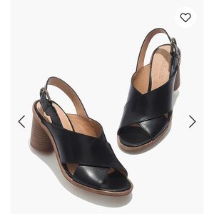 Madewell Ruthie Crisscross Sandal- Black